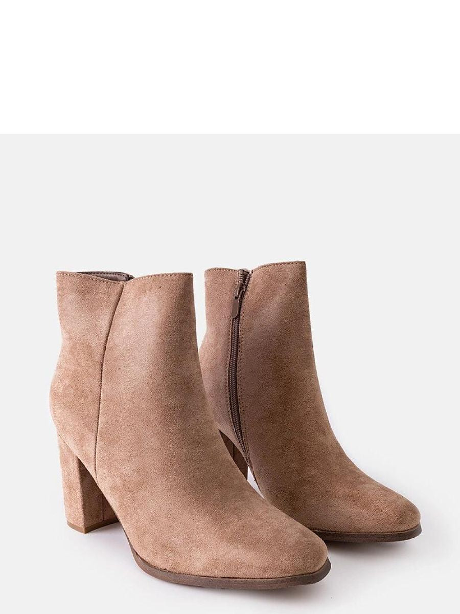Bottines beige doublées - Solea - LANOVRA