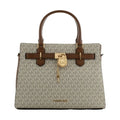 Grand sac à main Michael Kors Hamilton - Toile Logo Signature & Attributs Dorés - LANOVRA