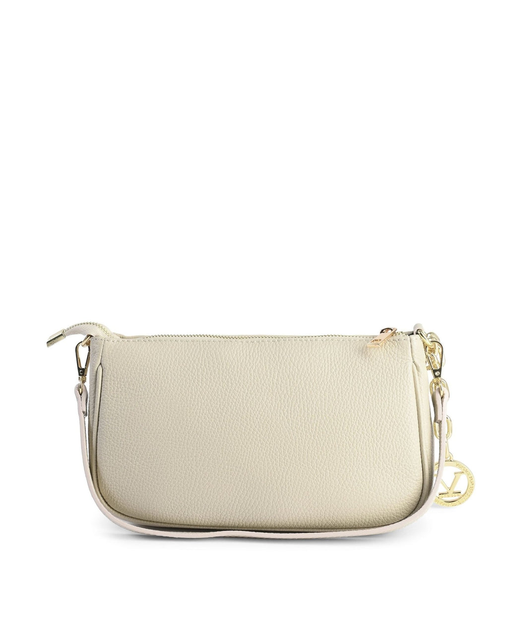 Mini Sac en Cuir Beige V Italia VE1735-G – Dollaro, Fabrication Italienne (26 x 16 x 10 cm) - LANOVRA