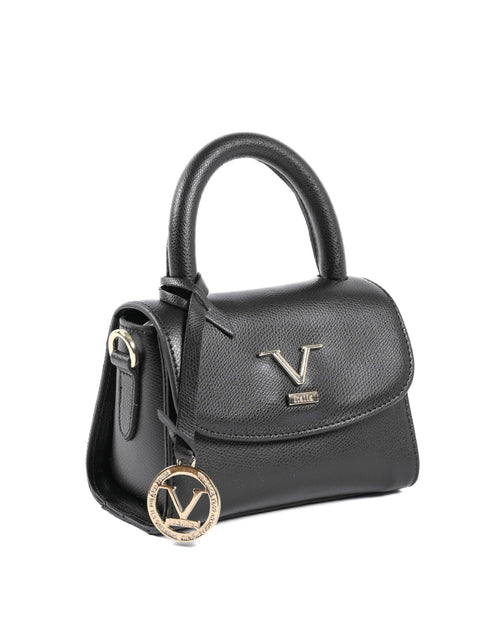 Mini Sac en Cuir Noir V Italia GAR10V-S – Palmellato, Fabrication Italienne (16 x 10 x 8 cm) - LANOVRA