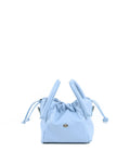 Petit Sac Bandoulière Dee Ocleppo Gioia – Cuir Chevreau Bleu Ciel, Fabrication Italienne (18 x 18 x 10 cm) - LANOVRA
