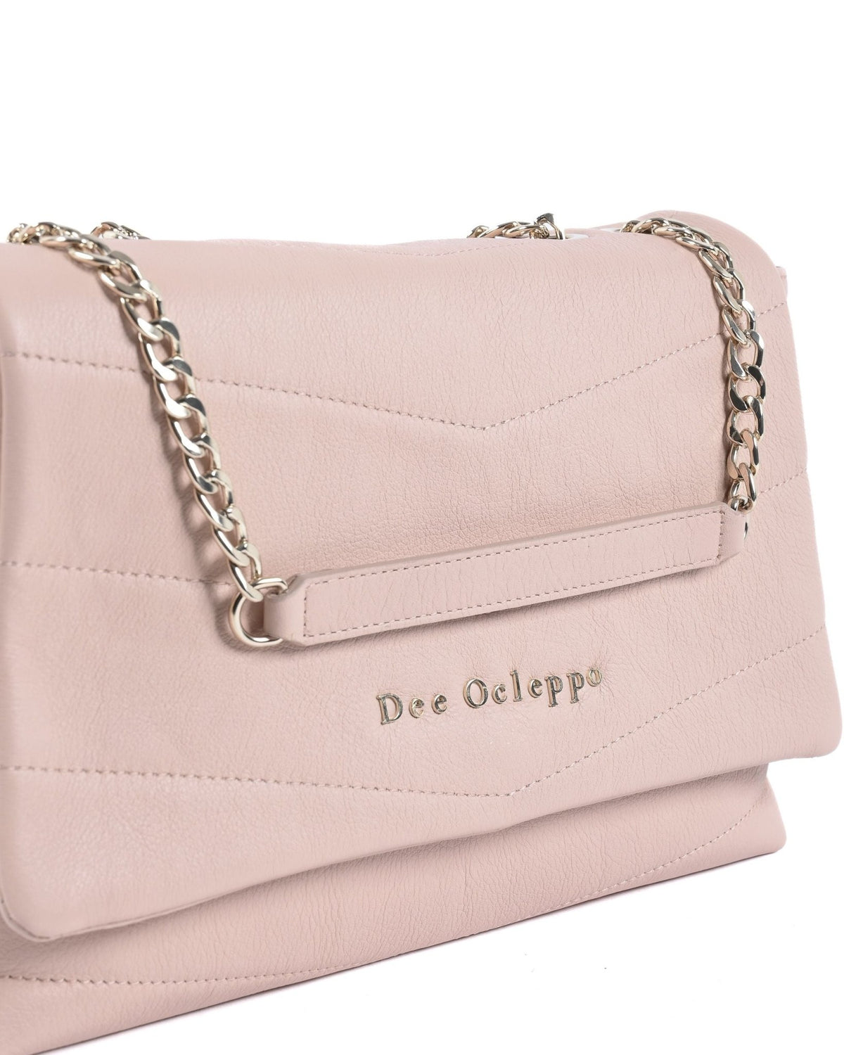Sac à Épaule Dee Ocleppo Margot – Cuir Rose, Fabrication Italienne - LANOVRA