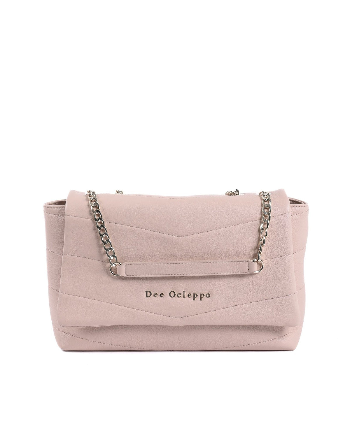 Sac à Épaule Dee Ocleppo Margot – Cuir Rose, Fabrication Italienne - LANOVRA