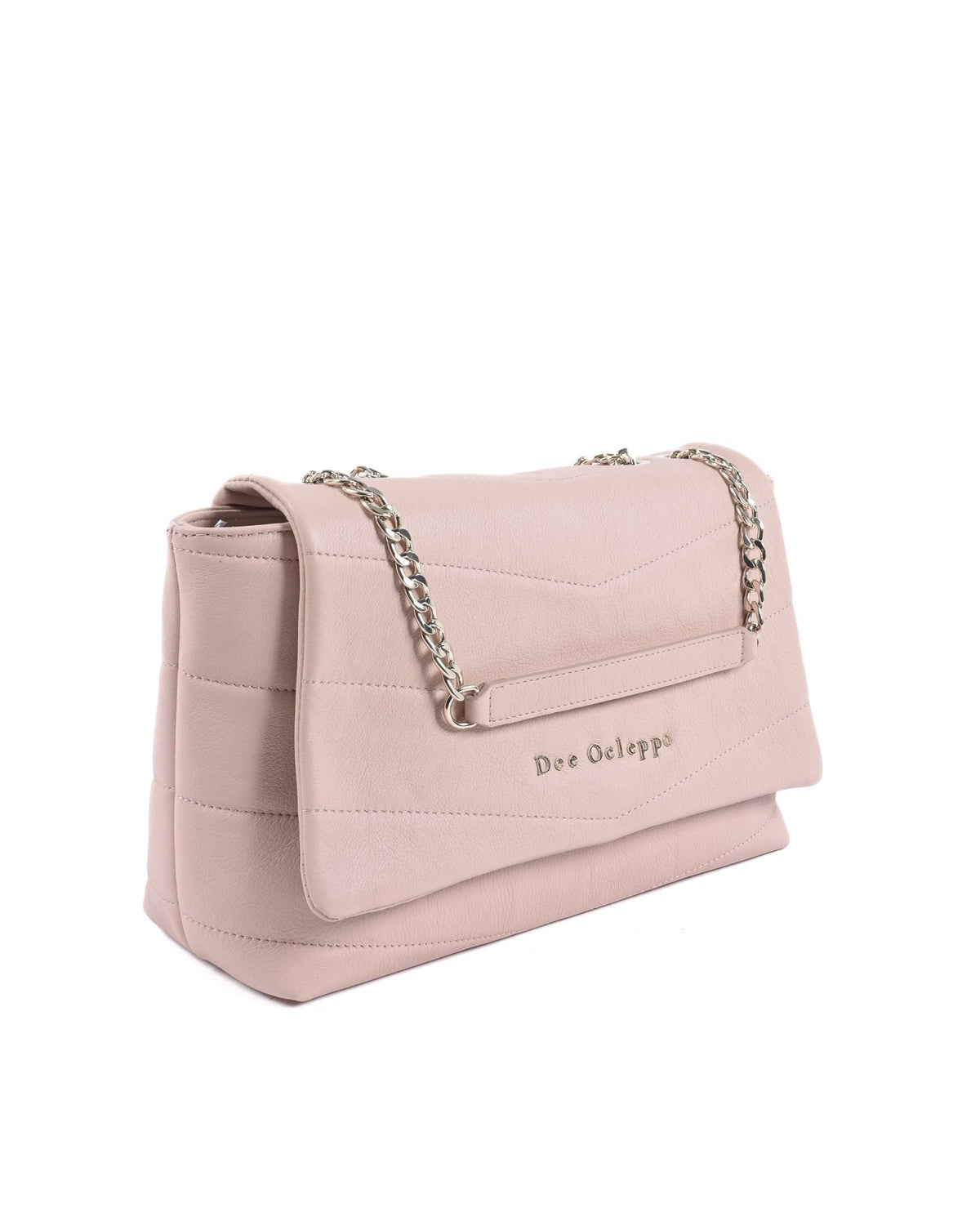 Sac à Épaule Dee Ocleppo Margot – Cuir Rose, Fabrication Italienne - LANOVRA