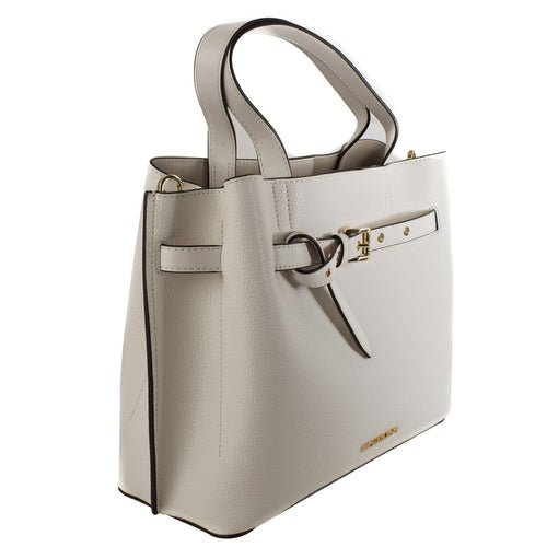 Sac à Main Cabas Michael Kors Emilia - Cuir Grainé Crème & Details Dorés - LANOVRA