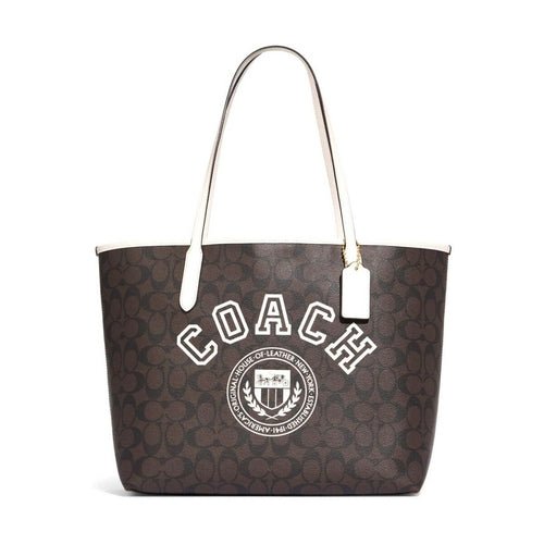 Sac à Main Coach CB869 – Cuir Marron, Fermeture Aimantée (44 x 27 x 14 cm) - LANOVRA