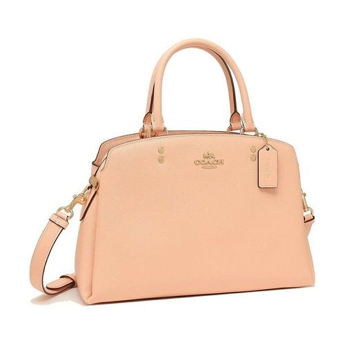 Sac à Main Coach Lillie 91493 – Cuir Rose, Fermeture Zip (30 x 23 x 12 cm) - LANOVRA