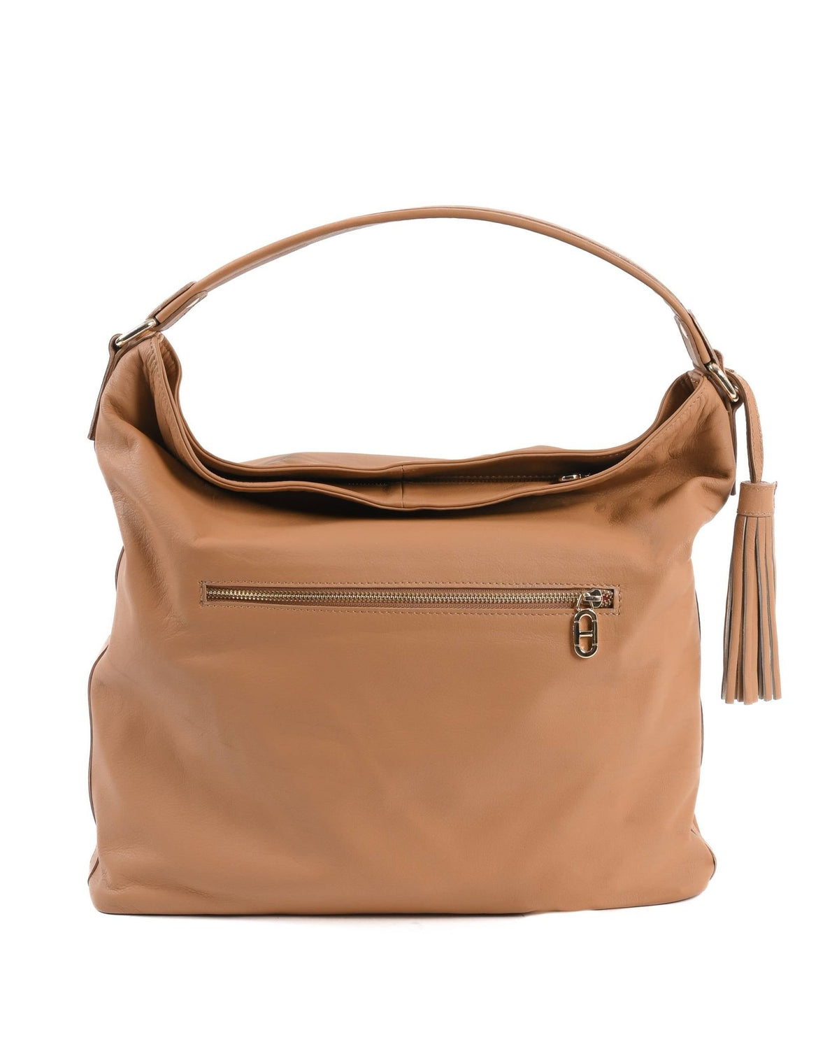 Sac à Main Dee Ocleppo Miami GM2054 – Cuir Marron, Fabrication Italienne (44 x 40 x 10 cm) - LANOVRA