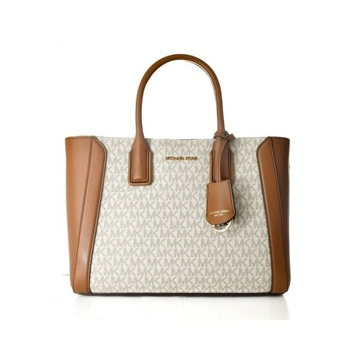 Sac à Main Michael Kors Mirella Medium Toile Monogramme – Gris Vanille - LANOVRA