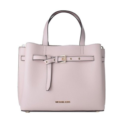 Sac Cabas Michael Kors Emilia Cuir Grainé Rose Poudré - LANOVRA