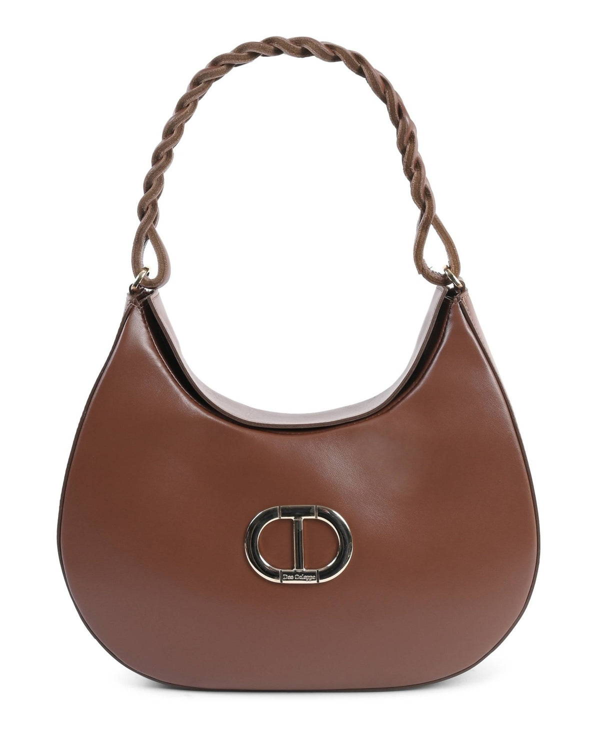 Sac Porté Épaule Dee Ocleppo Big Torino – Cuir Lisse Marron Fauve, Fabrication Italienne - LANOVRA