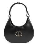 Sac Porté Épaule Dee Ocleppo Big Torino – Cuir Lisse Noir, Fabrication Italienne - LANOVRA