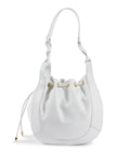 Sac Seau Dee Ocleppo Barolo – Cuir Pleine Fleur Blanc, Fabrication Italienne (28 x 26 x 13 cm) - LANOVRA